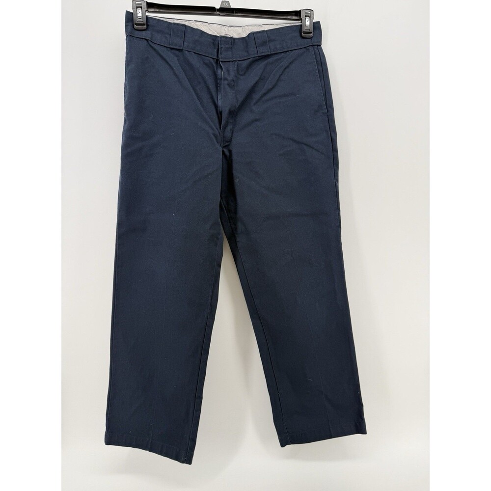 Men's Dickies Flat Front Work Pants Size 36x30 Blue 874 Original Fit